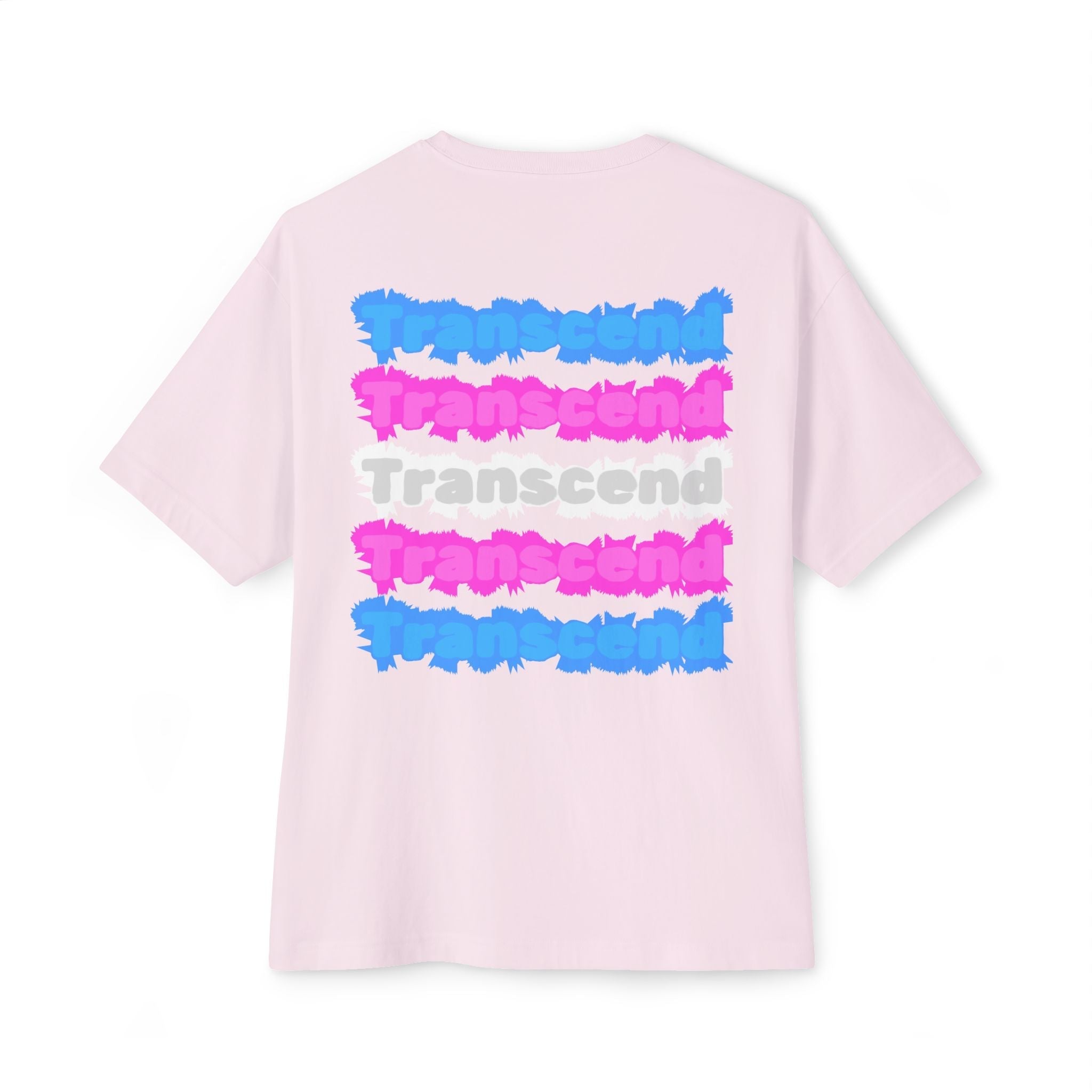 Transcend Power Fist Tee – Strength in Identity T-Shirt (Unisex) Soft Pink
