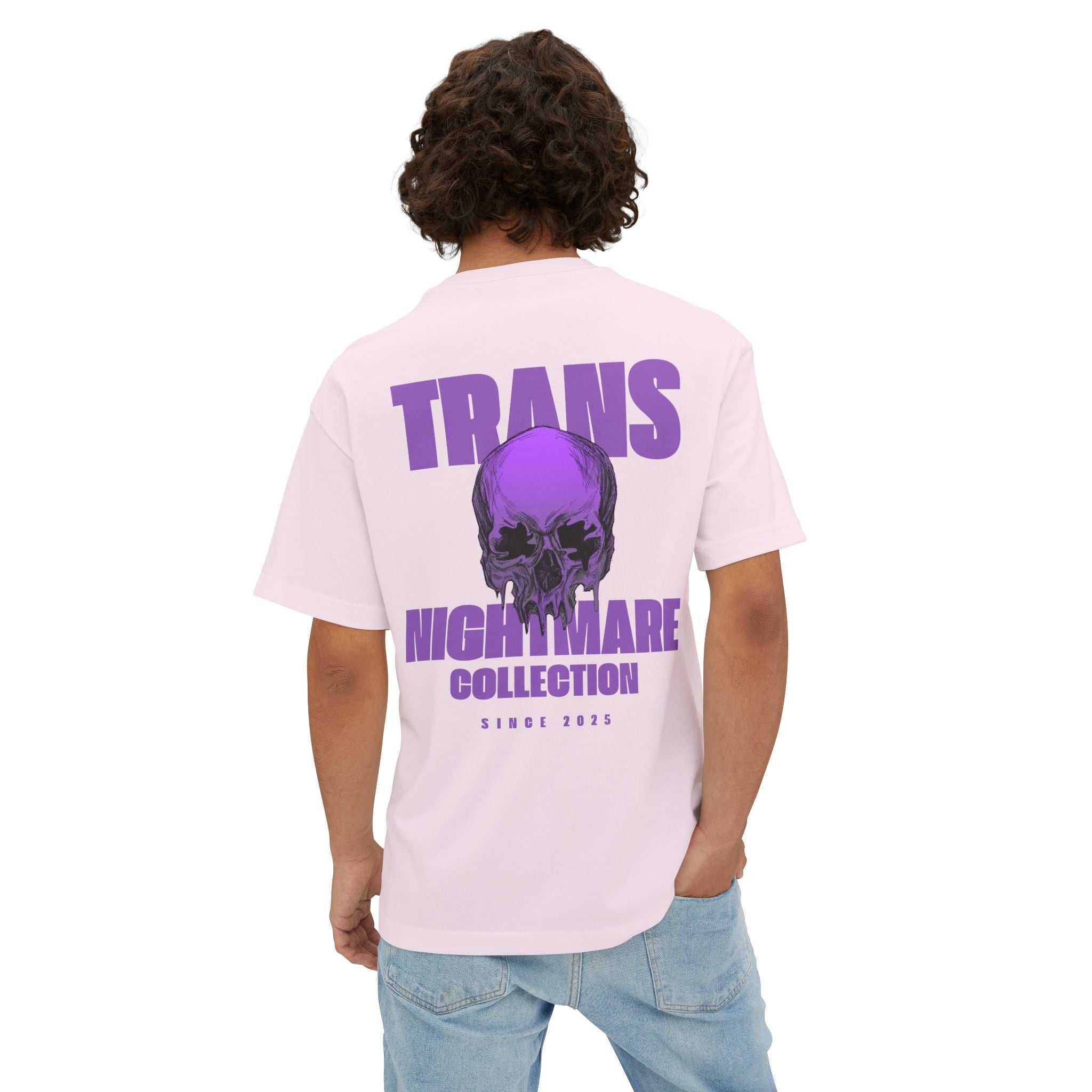 Nightmare Collection Transcend Oversized T-Shirt (Unisex) Soft Pink