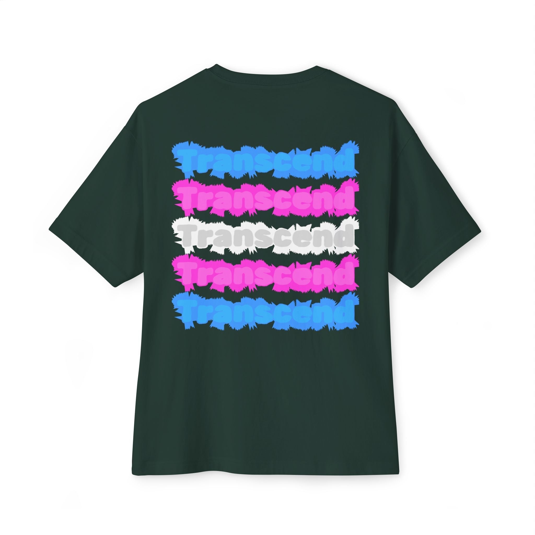 Transcend Power Fist Tee – Strength in Identity T-Shirt (Unisex) Forest Green