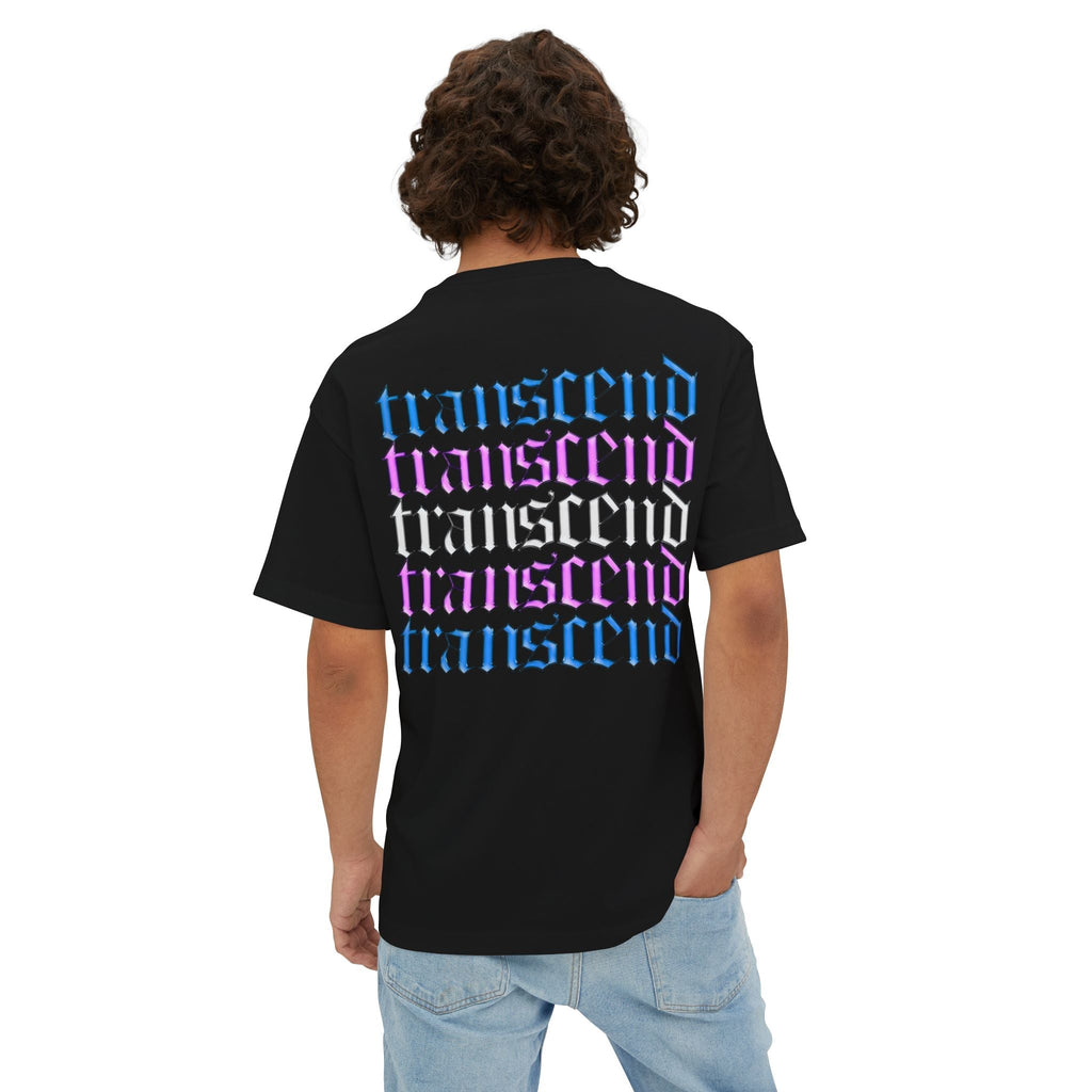 Transcend Blackletter Font Gothic Graphic Transcend T-Shirt (Unisex) Black