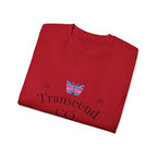 Transcend CO. Premium Tee Ultra Cotton Graphic T-Shirt (Unisex) Cherry Red
