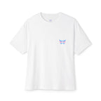Trans Is Beautiful Butterfly Graphic Comfy Cotton T-Shirt (Unisex) White