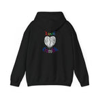 Love Transfolk Gothic Grunge Graphic Transcend Hoodie (Unisex) Black