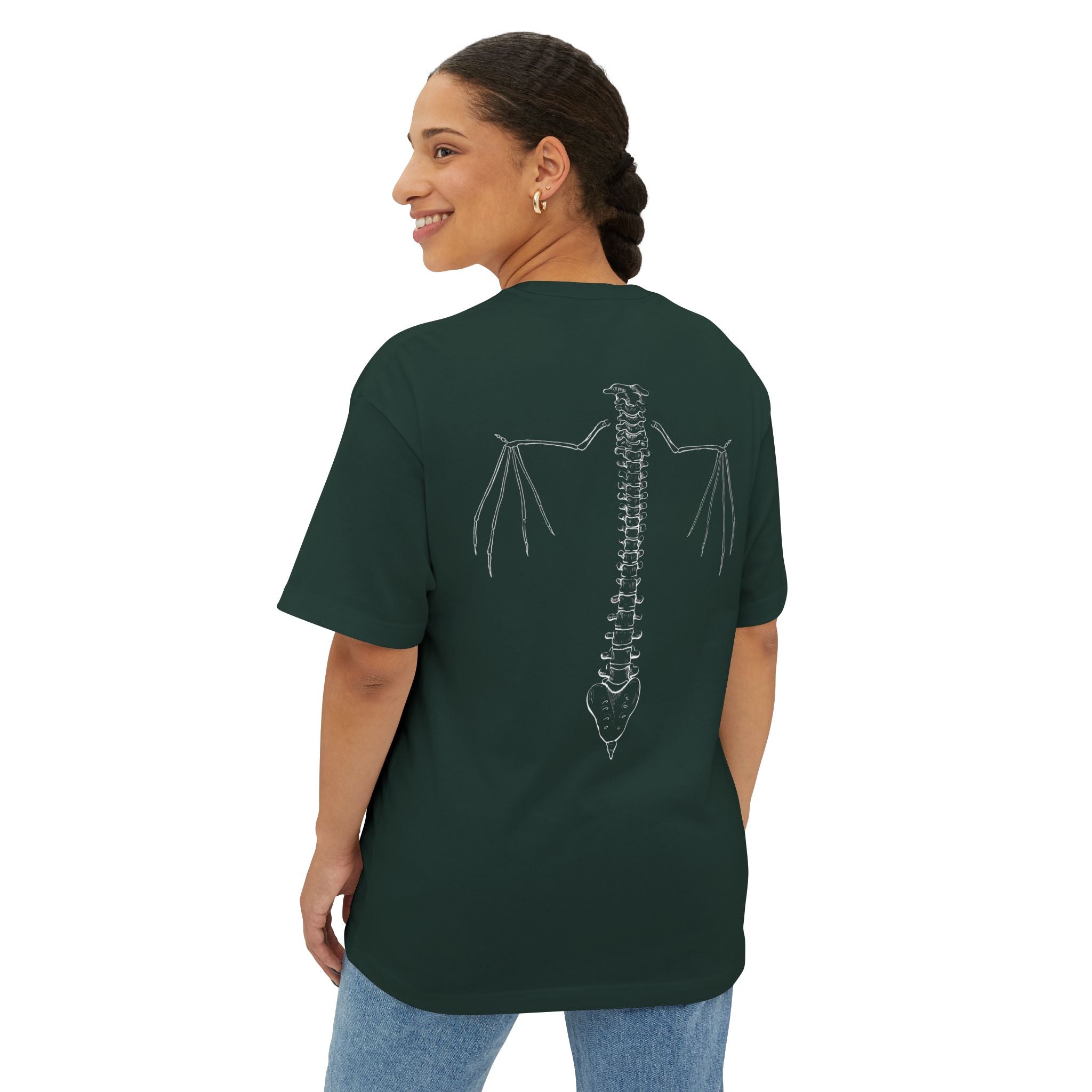Open Heart Transcend Oversized T-Shirt (Unisex) Forest