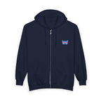 Nightmare Collection Zip-Up Transcend Hoodie (Unisex) Navy