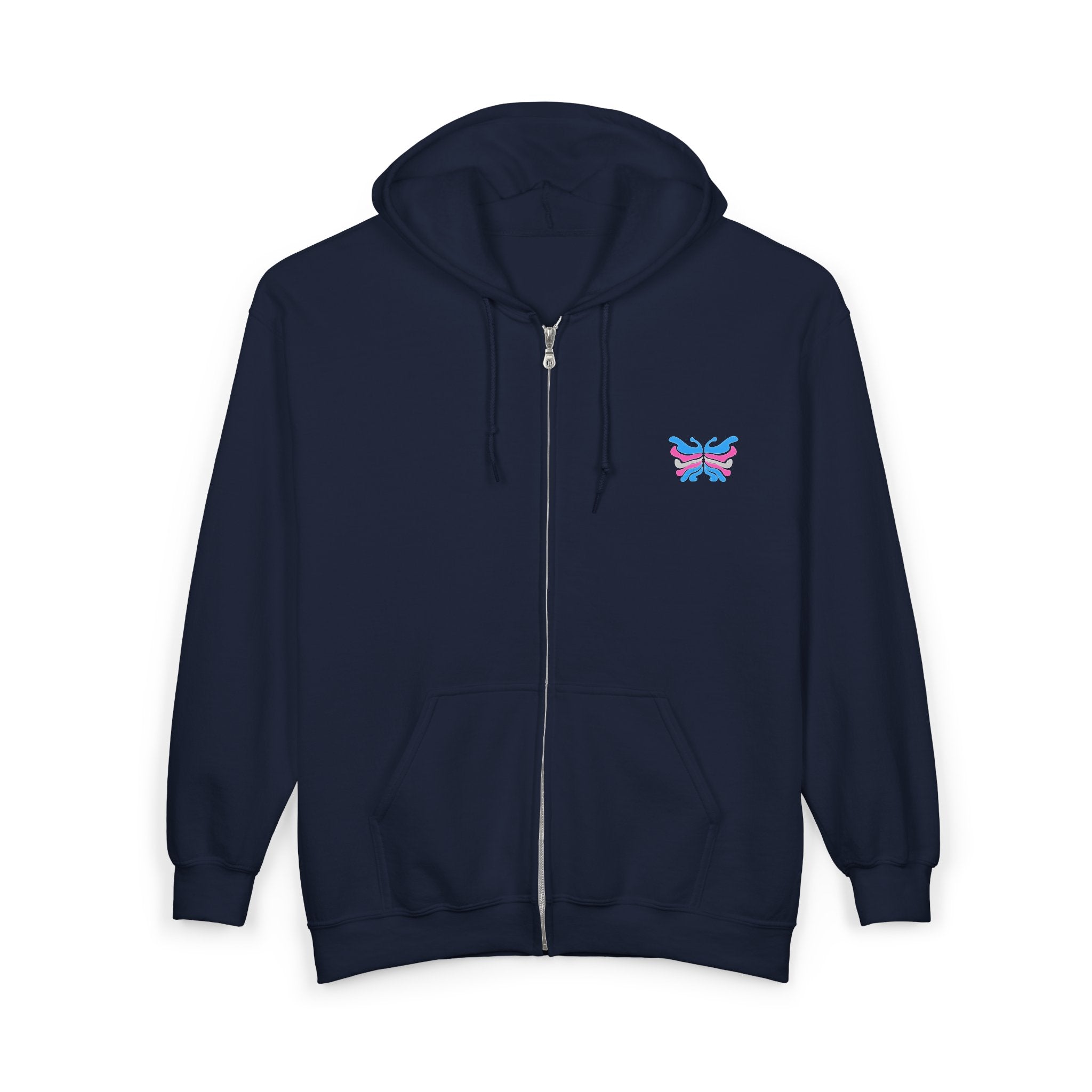 Nightmare Collection Zip-Up Transcend Hoodie (Unisex) Navy