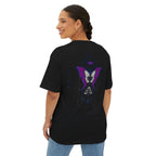 Geometric Butterfly Gothic Graphic Transcend T-Shirt (Unisex) Black