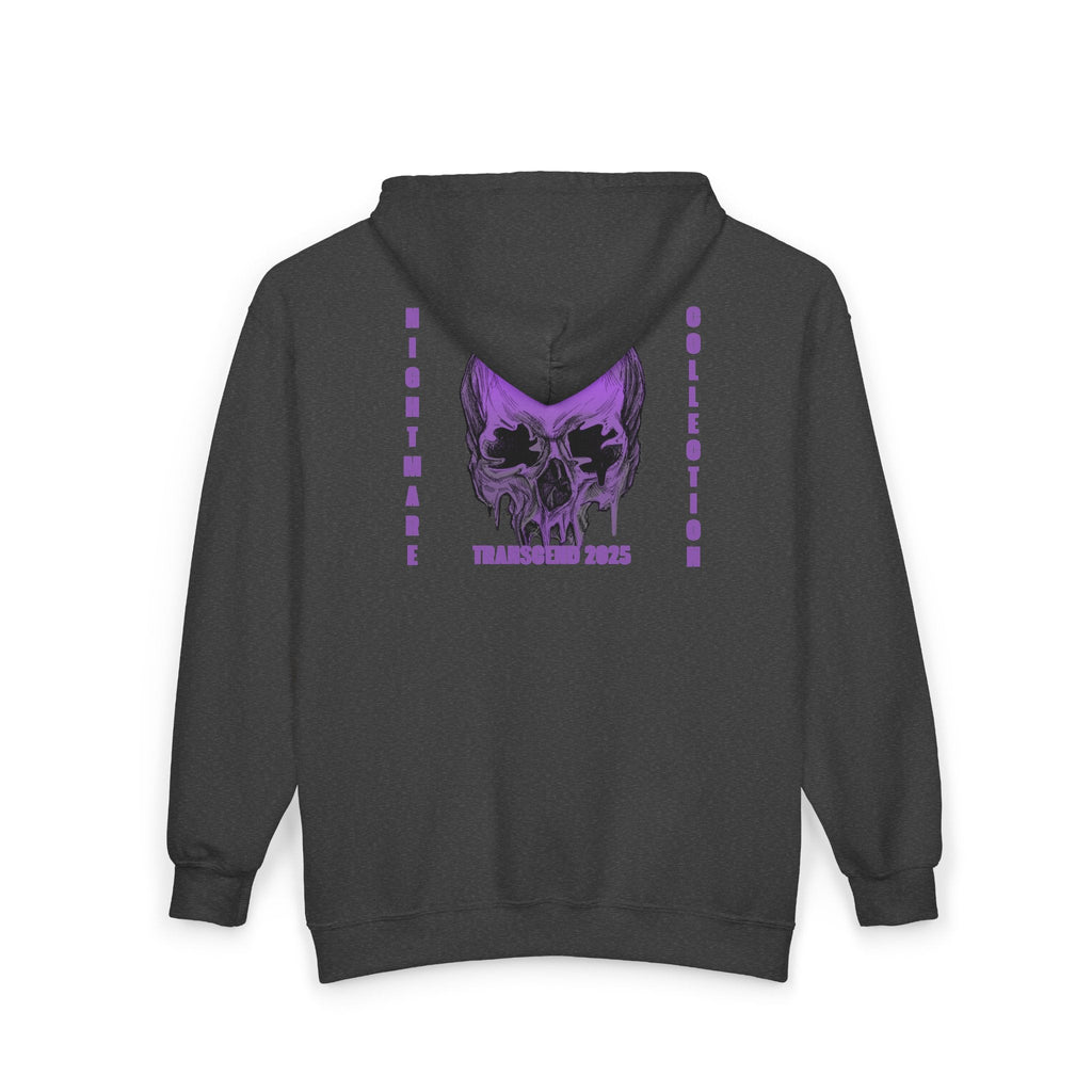 Nightmare Collection Zip-Up Transcend Hoodie (Unisex) Dark Heather