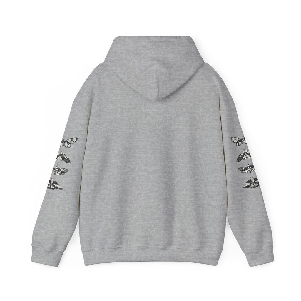 Progress Over Perfection Graphic Hooded Comfy Sweatshirt (Unisex) Athletic Grey