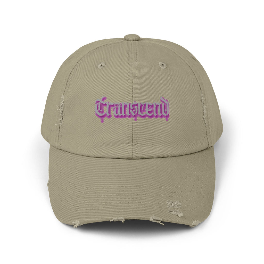 Transcend Gothic Graphic Blackletter Font Distressed Cap (Unisex) Light Olive
