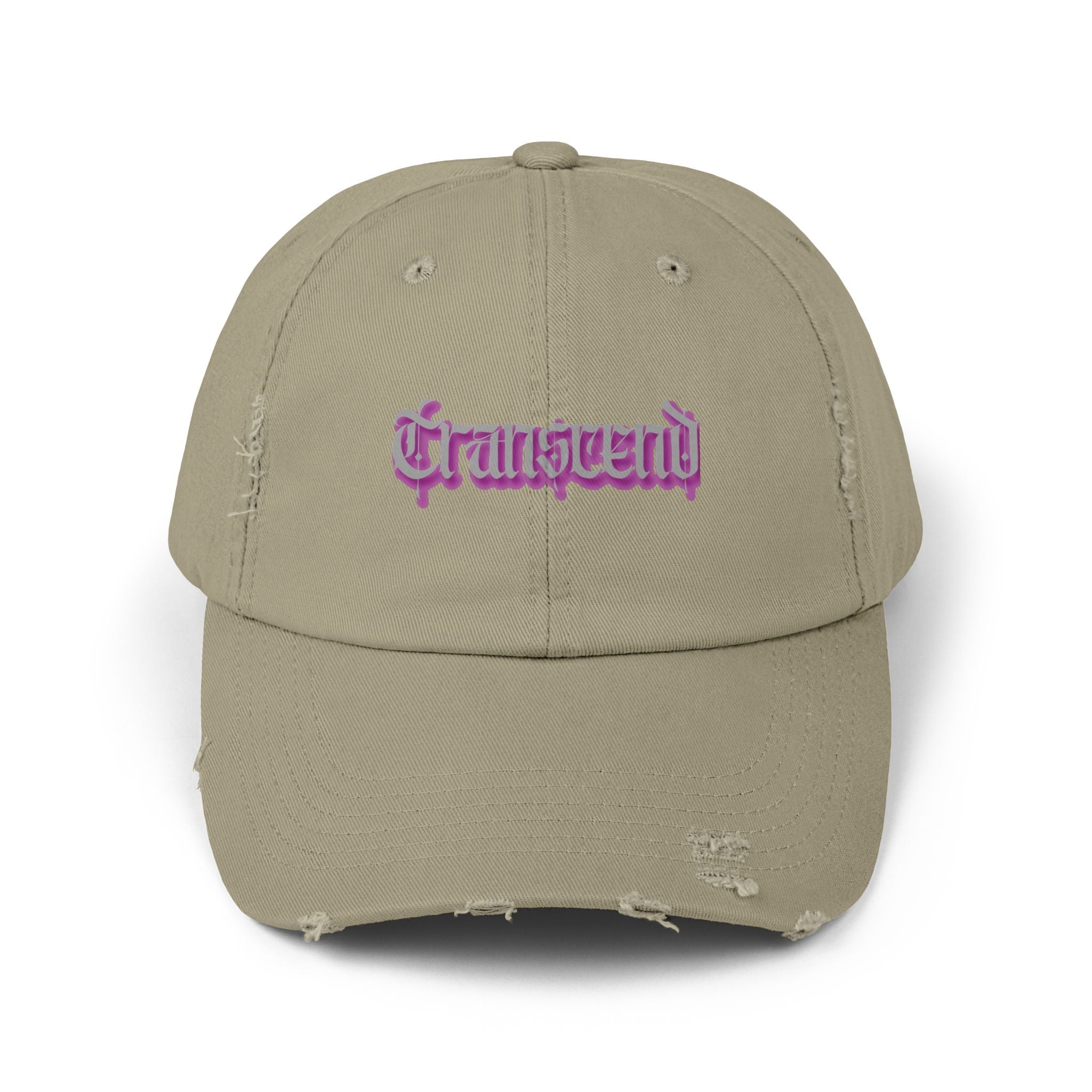 Transcend Gothic Graphic Blackletter Font Distressed Cap (Unisex) Light Olive
