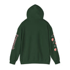 Love Everyone Gothic Graphic Transcend Hoodie Sweatshirt (Unisex) Forest Green
