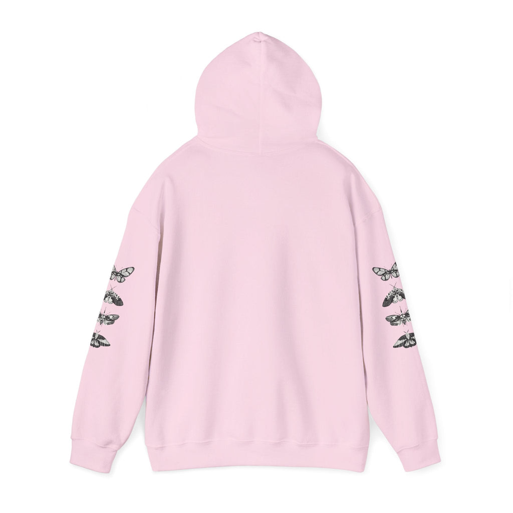 Progress Over Perfection Graphic Hooded Comfy Sweatshirt (Unisex) Soft Pink