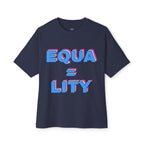 Equality Tee Transcend Comfy Cotton Graphic T-Shirt (Unisex) Navy