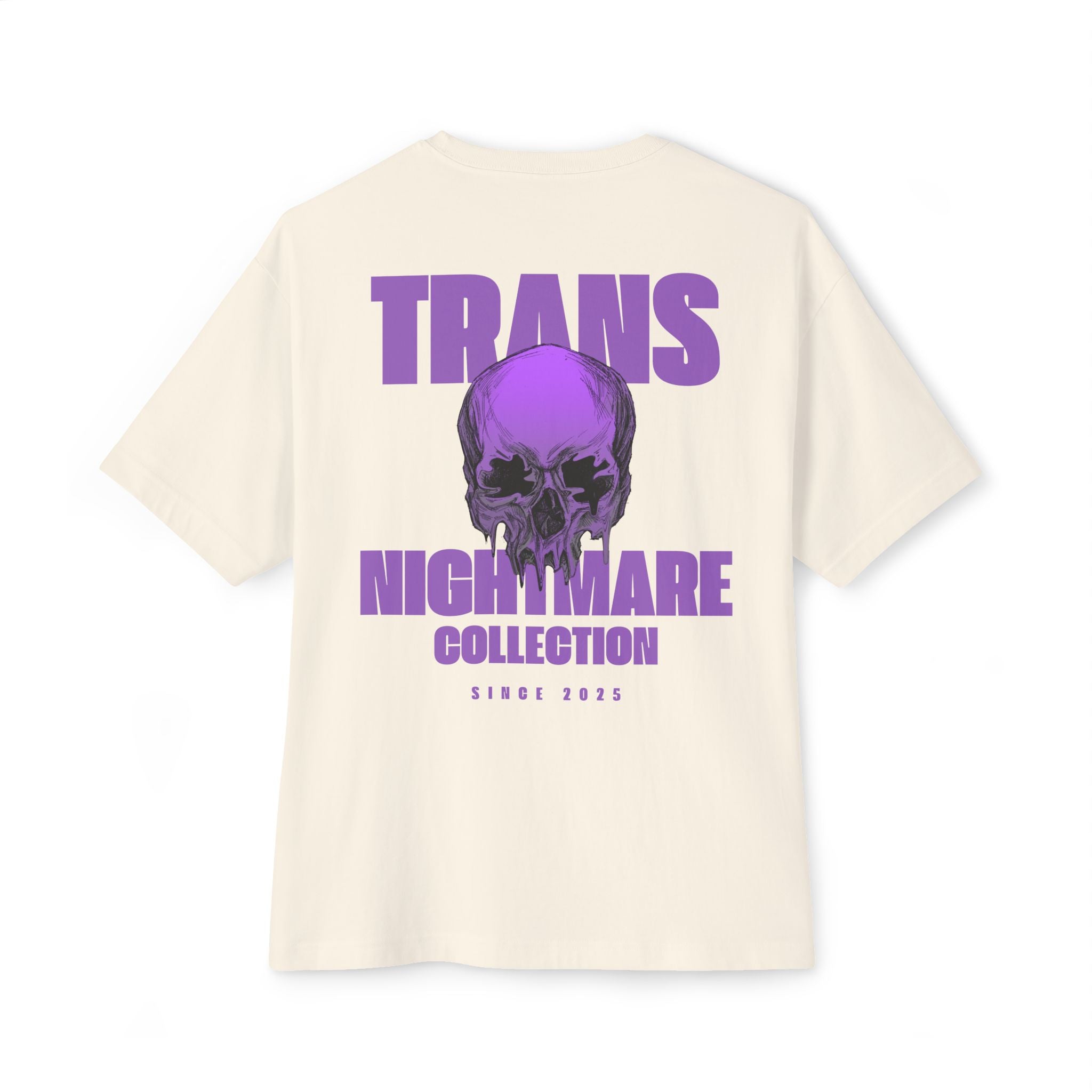 Nightmare Collection Transcend Oversized T-Shirt (Unisex) Natural