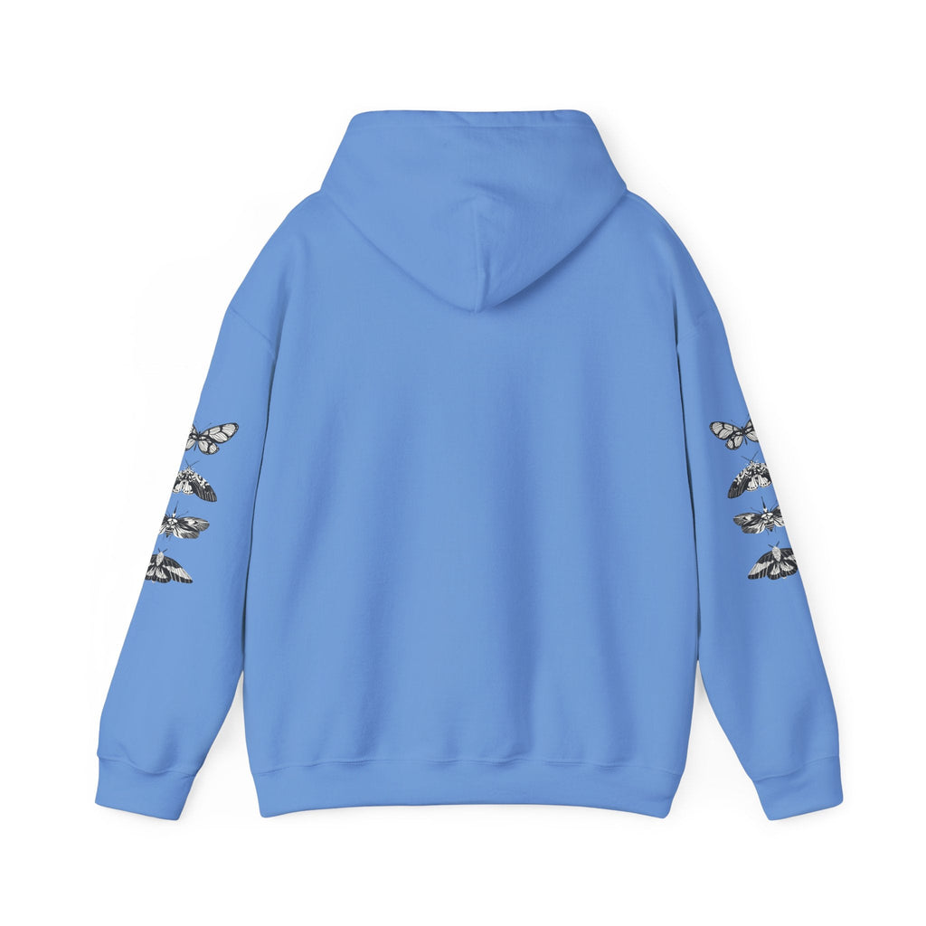 Progress Over Perfection Graphic Hooded Comfy Sweatshirt (Unisex) Carolina Blue