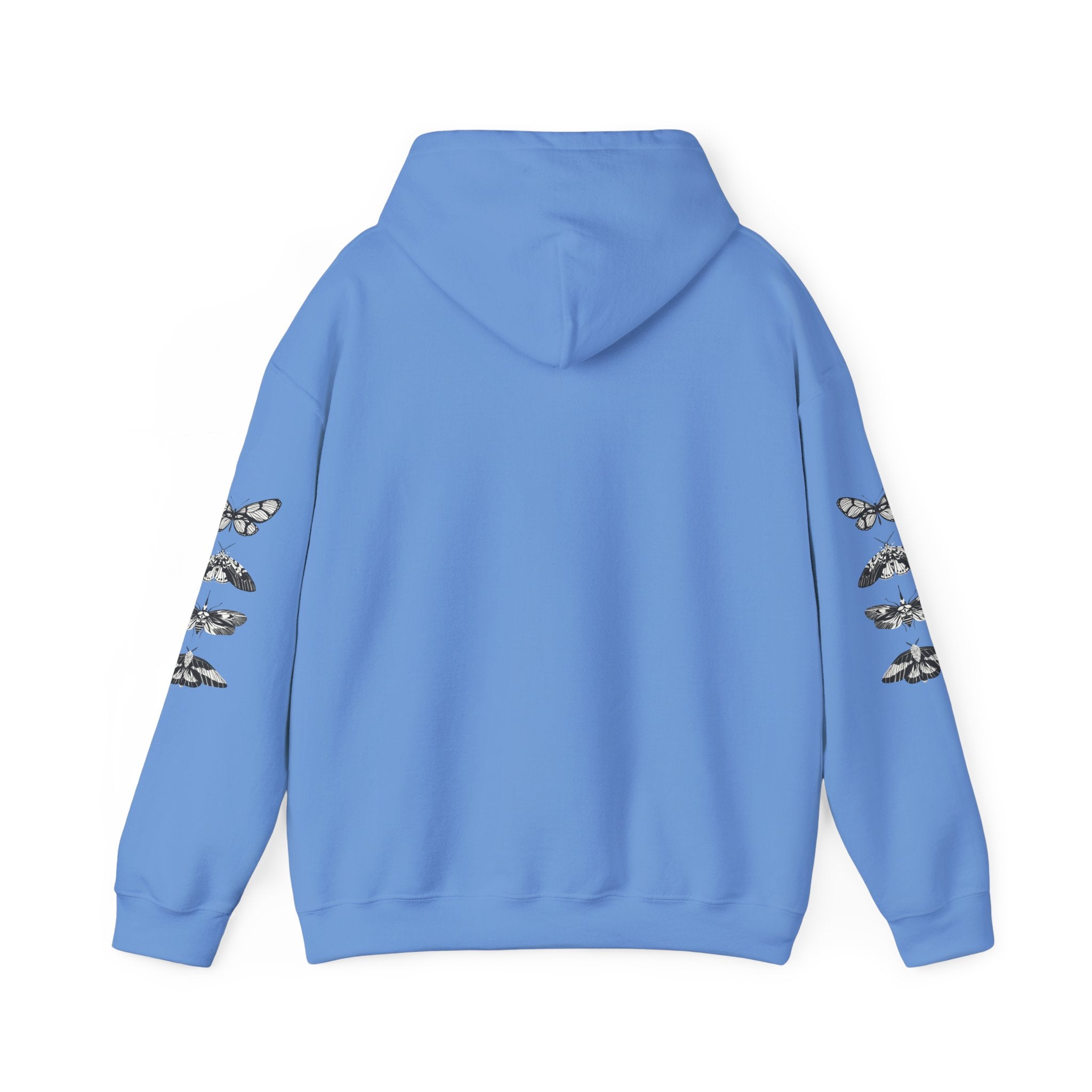 Progress Over Perfection Graphic Hooded Comfy Sweatshirt (Unisex) Carolina Blue