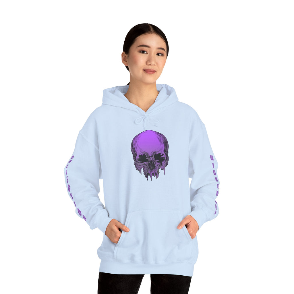 Nightmare Collection Transcend Hooded Sweatshirt (Unisex) Light Blue