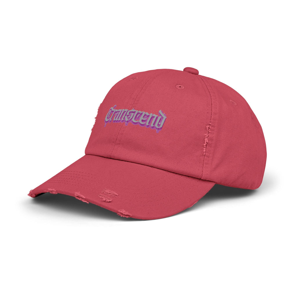 Transcend Gothic Graphic Blackletter Font Distressed Cap (Unisex) Dashing Red