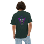 Geometric Butterfly Gothic Graphic Transcend T-Shirt (Unisex) Forest Green