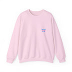 Transcend Logo Crewneck Graphic Long Sleeve Comfy Cotton (Unisex) Soft Pink