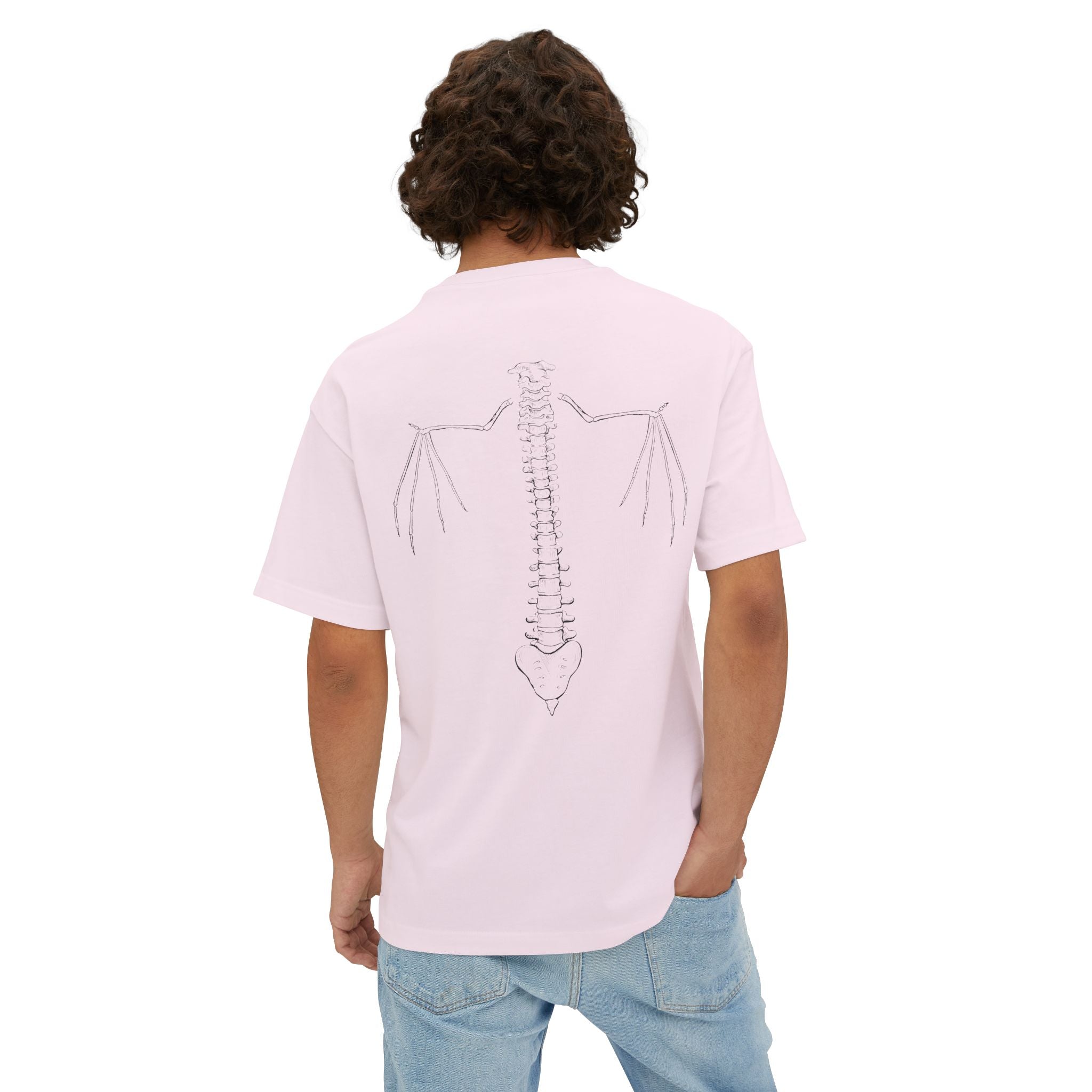 Open Heart Transcend Oversized T-Shirt (Unisex) Soft Pink