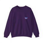 Transcend Logo Crewneck Graphic Long Sleeve Comfy Cotton (Unisex) Purple