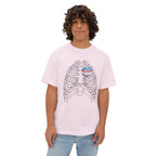 Open Heart Transcend Oversized T-Shirt (Unisex) Soft Pink