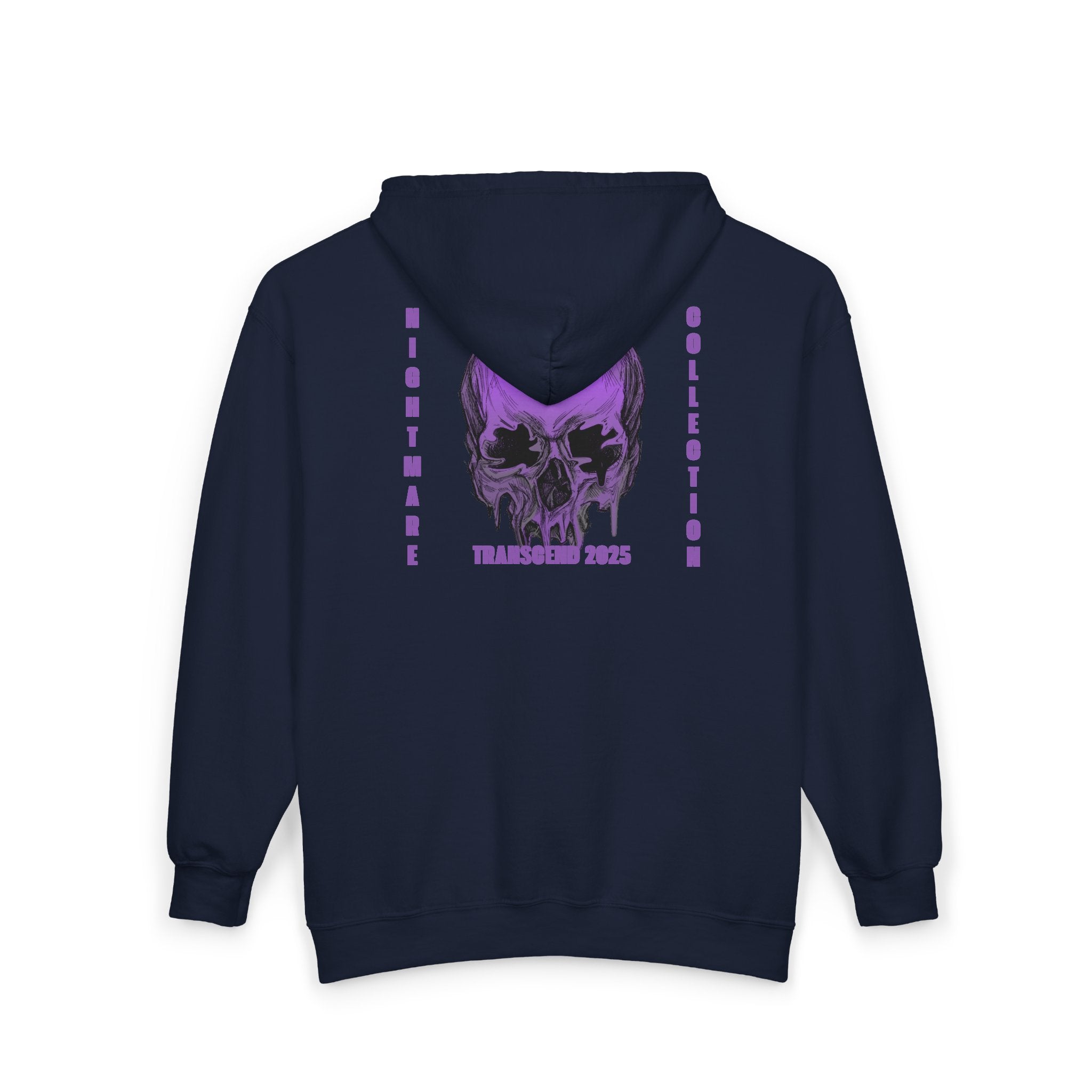 Nightmare Collection Zip-Up Transcend Hoodie (Unisex) Navy