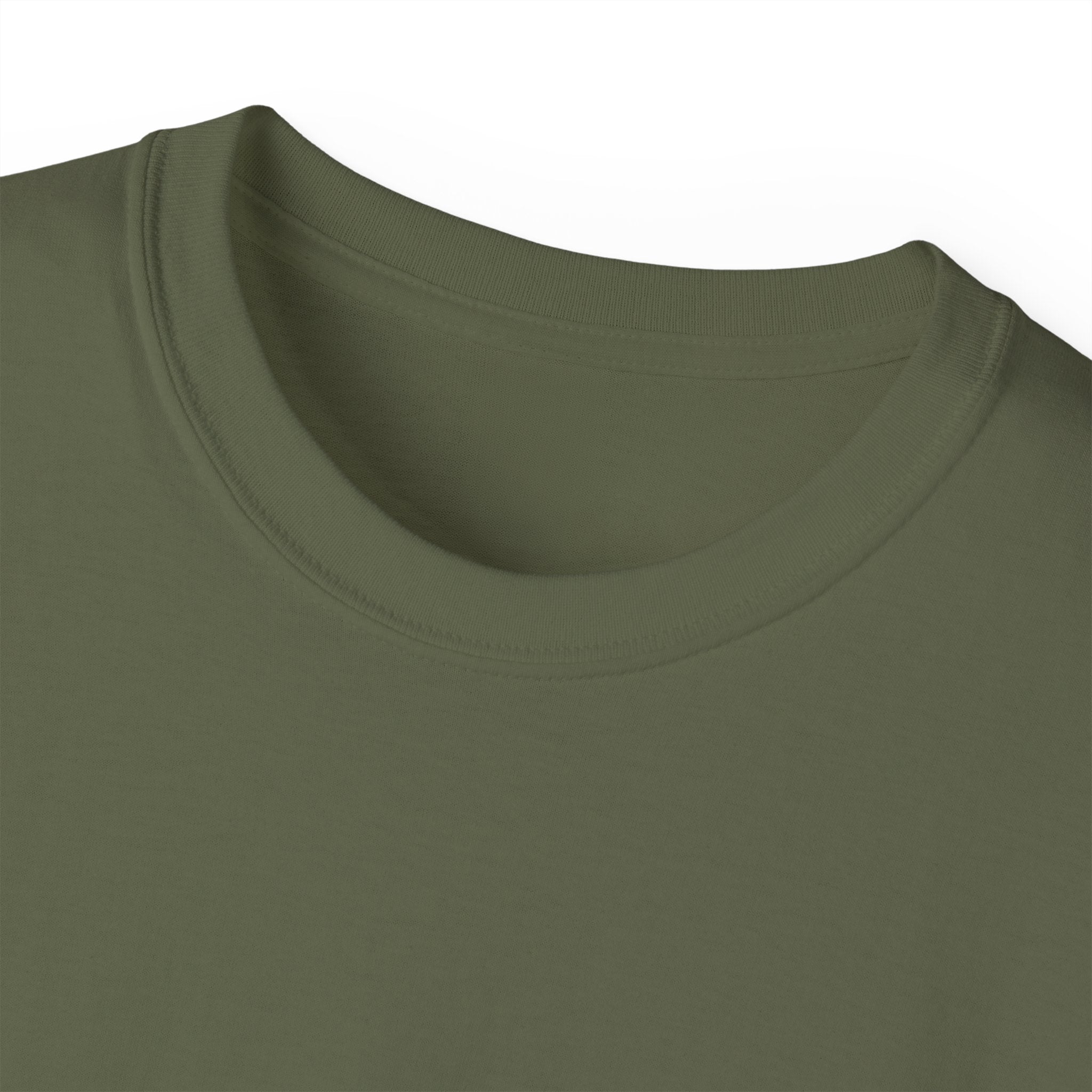 Transcend CO. Premium Tee Ultra Cotton Graphic T-Shirt (Unisex) Military Green