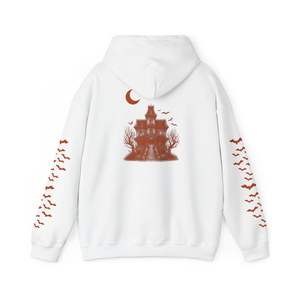 Haunted Manor Transcend Hooded Sweatshirt (Unisex) White
