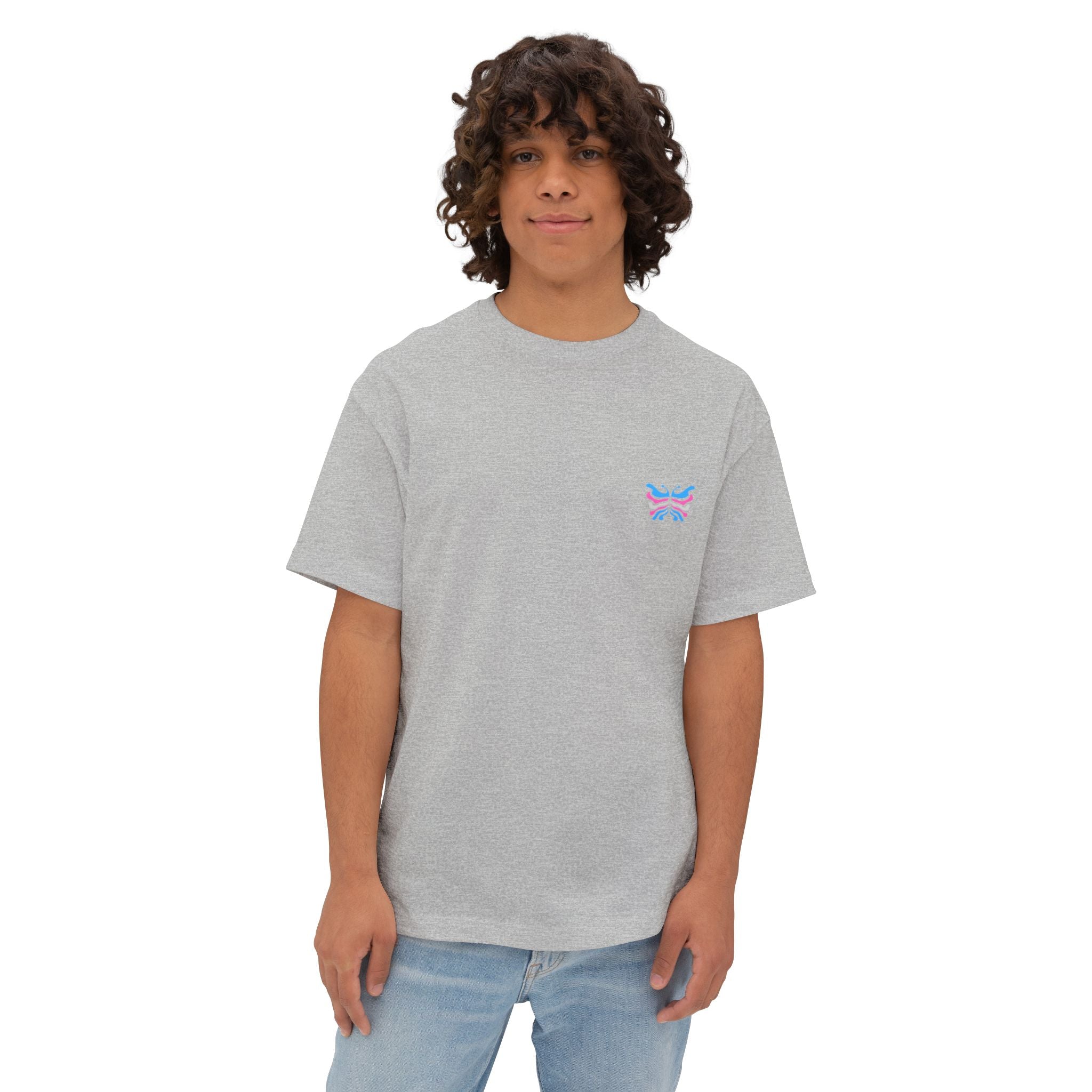 Bite Back Transcend Oversized Boxy T-Shirt (Unisex) Athletic Heather