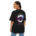 Bite Back Transcend Oversized Boxy T-Shirt (Unisex) Black